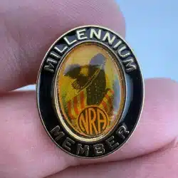 NRA National Rifle Association Millennium Member Lapel Hat Pin