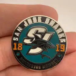 San Jose Sharks Sharks365 Member Lapel Hat Pin 2018-2019