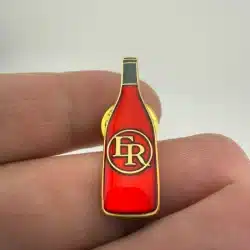 ER Wine Bottle Lapel Hat Pin - Unknown brand