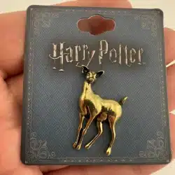 HARRY POTTER PATRONUS DOE DEER GOLD TONE PIN