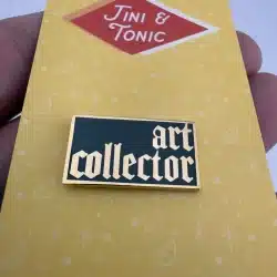 Jini & Tonic Art Collector Lapel Hat Pin