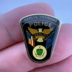 Berlin Vermont Police Lapel Hat Pin