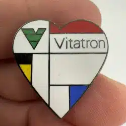 Vitatron Heart Lapel Hat Pin