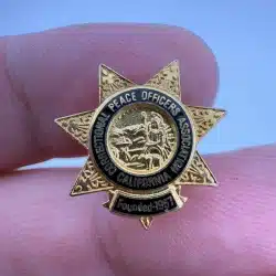 California Correctional Peace Officers Association Lapel Hat Pin