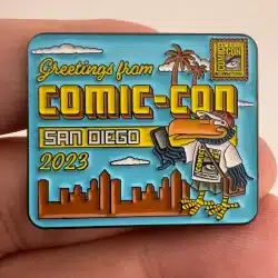 Greetings From Comic-Con San Diego 2023 Lapel Hat Pin
