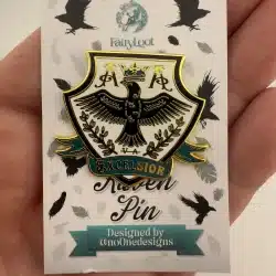 FairyLoot Exclusive Excelsior Raven Pin by noOneDesigns