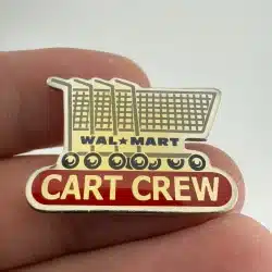 Wal-Mart Walmart Cart Crew Lapel Hat Pin