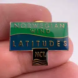 NCL Norwegian Wind Latitudes Cruise Line Enamel Lapel Pin