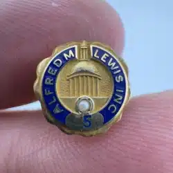 RARE VTG Alfred M. Lewis 5-Year Employee Service Award - Stamped KAAG