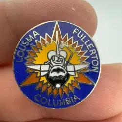 Columbia Space Shuttle Lousma Fullerton NASA Collectible Lapel Hat Pin