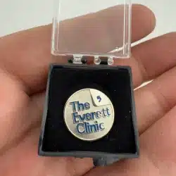 The Everett Clinic 5 Year Employee Service Lapel Hat Pin
