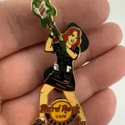 2010 Hard Rock Cafe Memphis Waitress Guitar Smasher Pin
