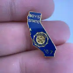 Vintage American Legion California Boys' State 1967 Lapel Pin