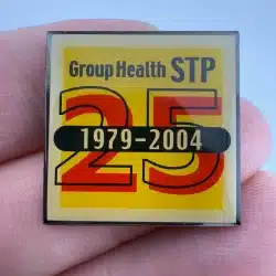 2004 Seattle To Portland STP Bike Race 25 Year Anniversary Pin