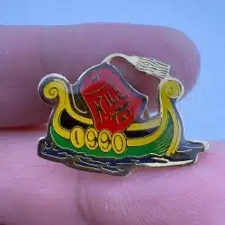 1990 Shriner Nile Temple Pin Viking Ship