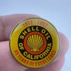 Shell Oil of California 1912-1997 85 Years Of Excellence Lapel Hat Pin