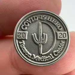 2020 Covid-19 Hero Tucson Medical Center Lapel Hat Pin