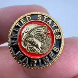 UNITED STATES MARINES BULLDOG LOGO PIN