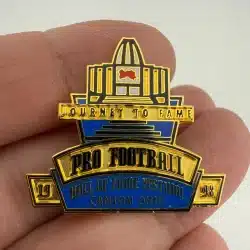 1998 JOURNEY TO FAME PRO FOOTBALL HALL OF FAME CANTON OHIO PIN