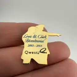 Lewis & Clark Bicentennial 2003 - 2006 Lapel Pin - Qwest Communications
