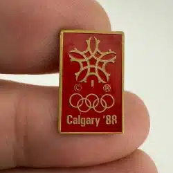 1988 Calgary Canada Winter Olympic NOC Pin *read description*