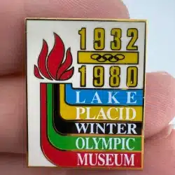 Vintage 1932 - 1980 NOC Lake Placid WINTER OLYMPIC MUSEUM PIN
