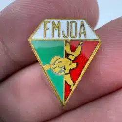 Vintage FMJDA Lapel Pin Badge - Martial Arts? Jiu-Jitsu? *read description*