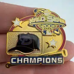 2001 World Series Champions Arizona Diamondbacks Pin by Peter David