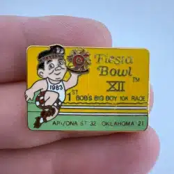1983 Fiesta Bowl XII Commemorative Pin - Arizona St. vs Oklahoma