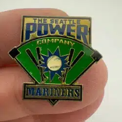 The Seattle Power Company Seattle Mariners Lapel Hat Pin - Chevron 1992