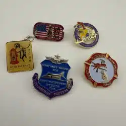 Los Angeles California Court 84 Pin Lot - 5 Pins - L.A. CT. 84