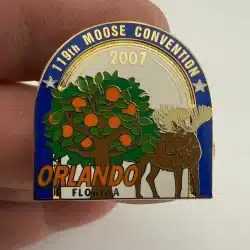 Moose Lodge Pin, 2007 119th Convention - Orlando Florida