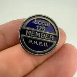 Local 176 Member R.H.E.U. Lapel Hat Pin