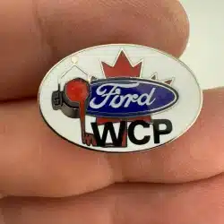 Ford WCP Windsor Casting Plant with Molten Steel In Crucible Lapel Hat Pin