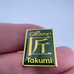 Clover Takumi Knitting Lapel Hat Pin - Advertising