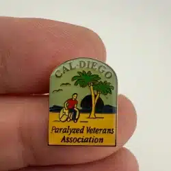 Paralyzed Veterans of America Cal-Diego Chapter Lapel Hat Pin