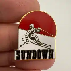 Sundown Mountain Ski Resort Skiing Souvenir Collector Pin - Dubuque, Iowa