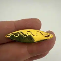 Vintage Surfboard Lapel Pin - 1979 RG