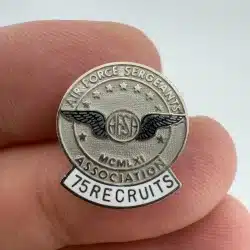 AFSA Air Force Sergeants Association Recruiter Pin - 75 Recruits!