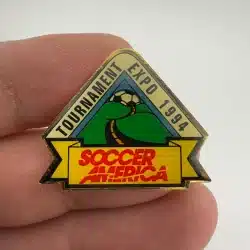 Vintage Soccer America Tournament Expo 1994 Lapel Hat Pin - *scratches*