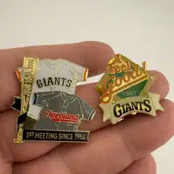 San Francisco Giants Lapel Hat Pins - Meeting With Cleveland and I Feel Good!