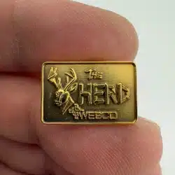 The Herd Webco Lapel Hat Pin - Gold Tone