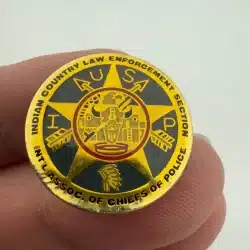 Indian Country Law Enforcement Section IACP Enamel Lapel Hat Pin