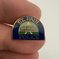 St. Paul Minnesota Police Enamel Lapel Hat Pin