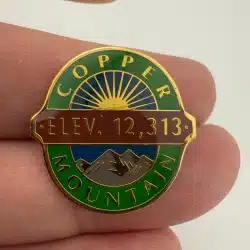 Ski Skiing Copper Mountain Colorado Elevation 12,313 Pin *read description*