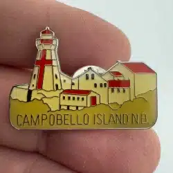 Campobello Island N.B. New Brunswich Lighthouse Lapel Hat Pin