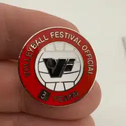 Volleyball Festival Official - 3 Years Lapel Hat Pin