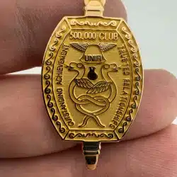 UNIFI 500,000 CLUB OUTSTANDING ACHIEVEMENT TRUSTED RELATIONSHIPS 1/10 10K PIN