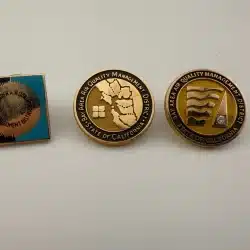 Lot of 3 BAAQM Bay Area Air Quality Management 1/10 10K Award Pins - California