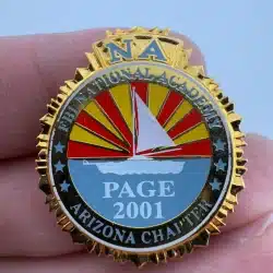 FBI National Academy Arizona Chapter Page 2001 Pin *read description*